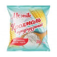 Крохмаль кукурудзяний   200г 13шт.ящ. ТМ "Монік"
